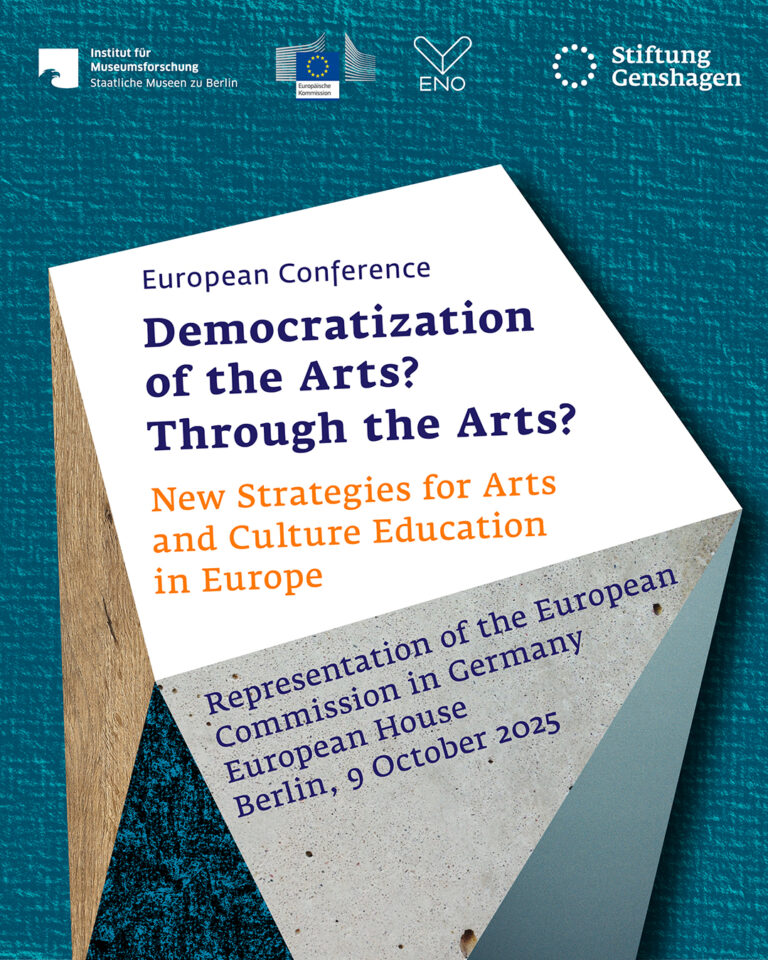 European Conference “Democratization of the Arts? Through the Arts? New strategies for arts and culture education in Europe” – 9 October 2025